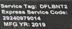Dell Service Tag - brak wyszukiwania komputera po gwarancji