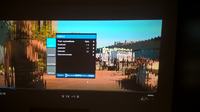Optoma HD300X - Poprzestawiany obraz ze źródeł, menu OK.
