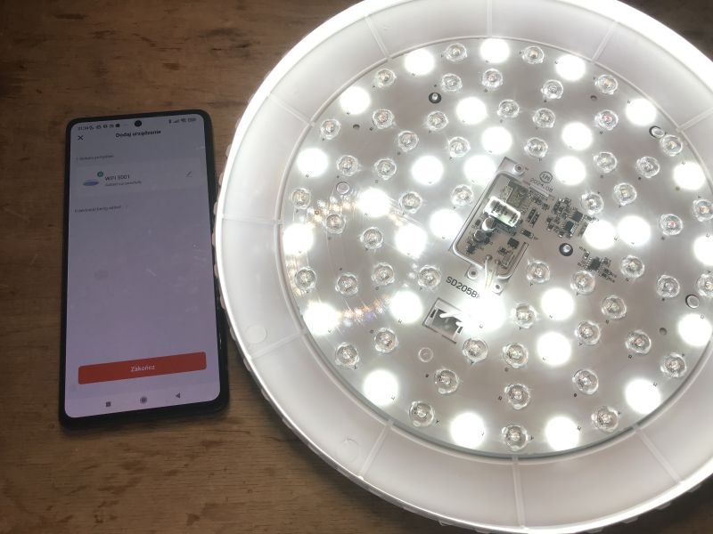 How hot does the 24 W Tuya ceiling lamp get? Test, interior and firmware change