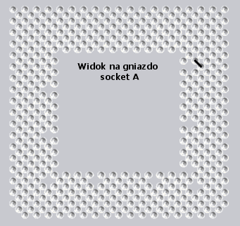 Przeróbka starego athlona xp Barton 2600+ - zdrapany styk