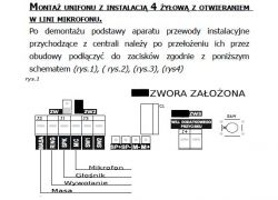 UNIFON cyfral p5 - jak podłączyć do starego przewodu