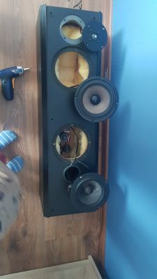 Wymiana głośnika średniotonowego w kolumnach Heco 30H - STX vs Sony Eastech