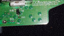 Pad Xbox 360 nie włącza się - Po otworzeniu przepalona jest dioda