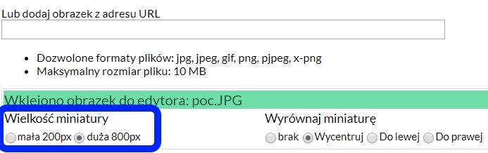 Nowe możliwości dodawania zdjęć na elektroda.pl - duże miniatury.