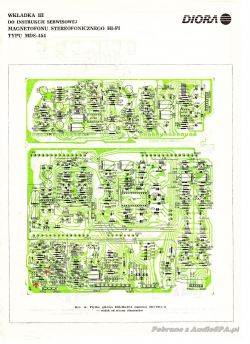 Diora MDS 454 - awaria odtwarzania, solenoidy wybijają, brak sygnału