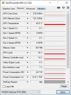 Zrzut ekranu programu GPU-Z pokazujący parametry karty graficznej.