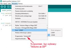 Arduino Mega 2560 nie wykrywane przez PC - świeci się LED, COM6 zamiast COM5