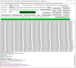 BK7231 Easy UART Flasher interface showing Reading success! message
