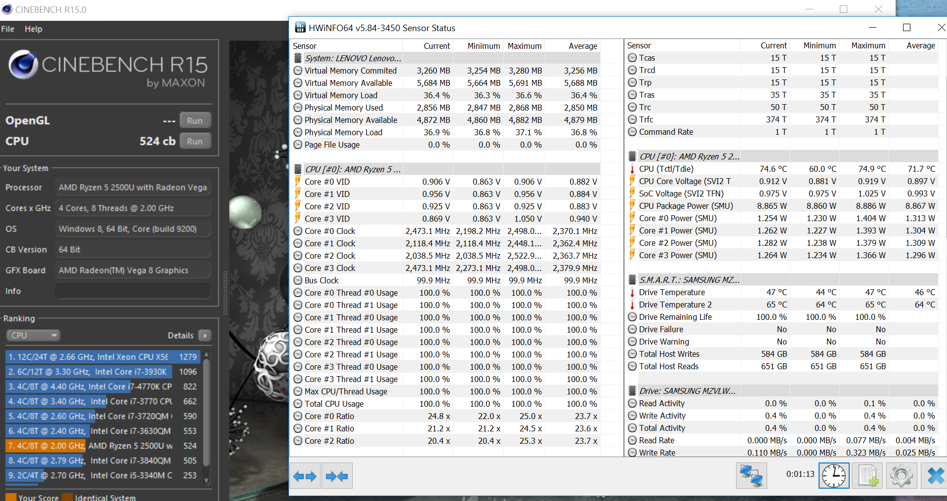 AMD 5 2500. I5 2500 Cinebench r15. Процессор AMD 2500u. Процессор AMD Ryzen 5 2500u.