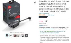 [BK7231T (Onboard/No Module)] Globe Electric - Outdoor 2-Outlet Smart Plug - Guide