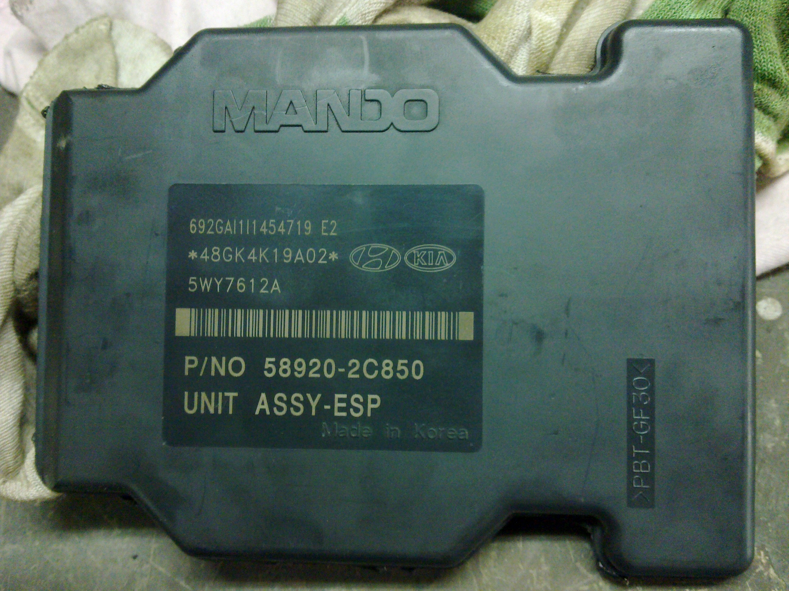 Hyundai Coupe 2.0 16V 2006r nie działa ABS elektroda.pl