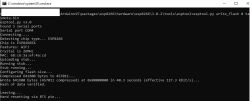 Tasmota Installation on ESP8266 Screenshot of a console during Tasmota firmware installation on ESP8266.