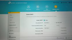 Ekran ustawień serwera DHCP na routerze TP-Link AX1800 Wi-Fi 6