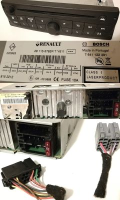 Renault Clio III ph1 - radio zwykłe na to z bluetooth