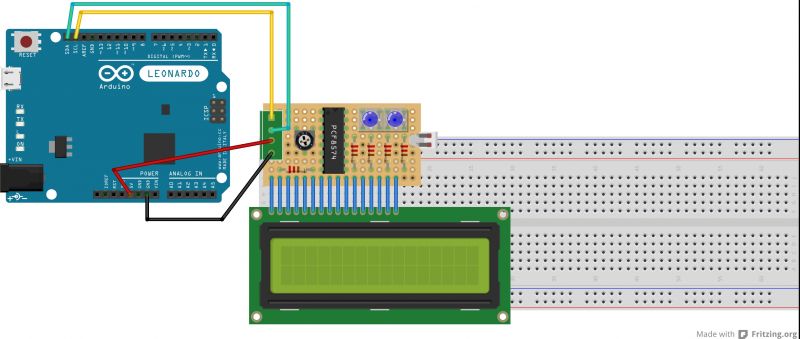 Arduino Uno wyłącza się po podłączeniu konwertera I2C, zasilanie 9V