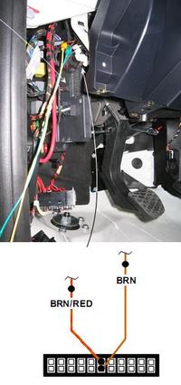 Lokalizacja szyny CAN H i L w Volkswagen Crafter 2010 do podłączenia alarmu Q-CAN QC02