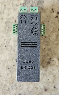Most 1-Wire -> MODBUS/MQTT na ESP32 z DS2482-800