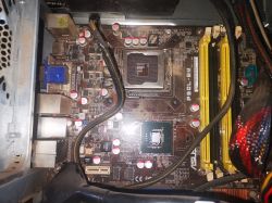 Brak obrazu po OC Intel Core 2 Duo E4300 - uszkodzony CPU/MB?