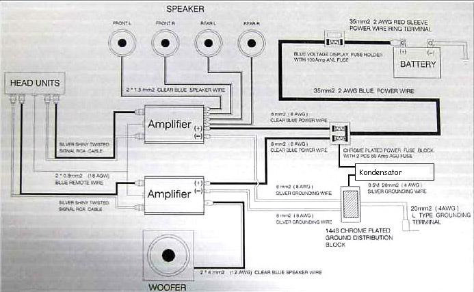 Kondensator i 2 wzmacniacze