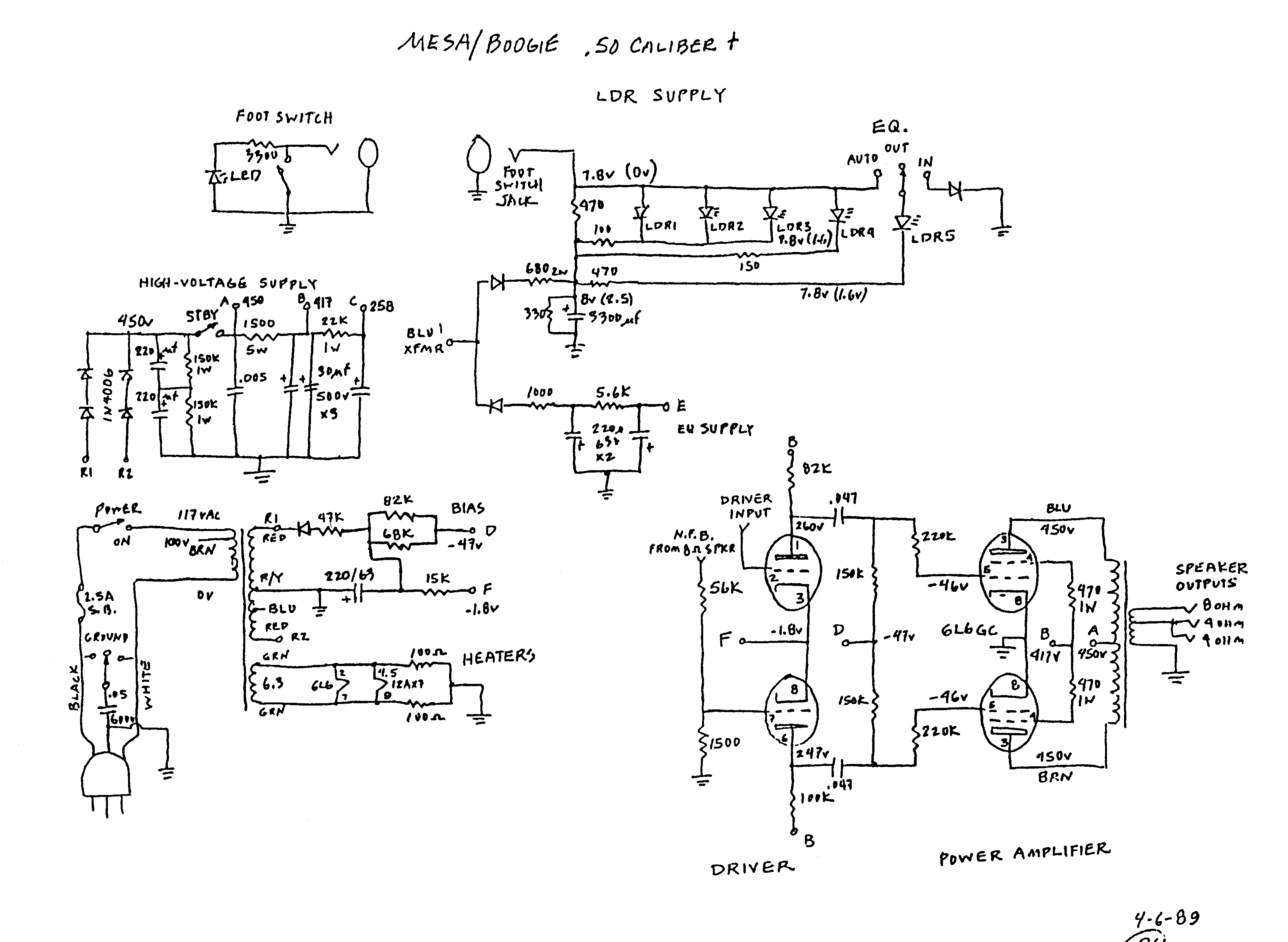Jakie trafo do Mesa Boogie 2:50 na 230V? Wpływ na jakość dźwięku?