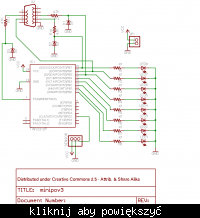 Wyświetlacz widmowy interfacem szeregowym