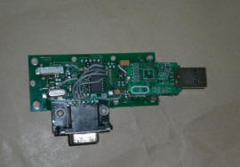 Zegar na VGA z komunikacją przez USB