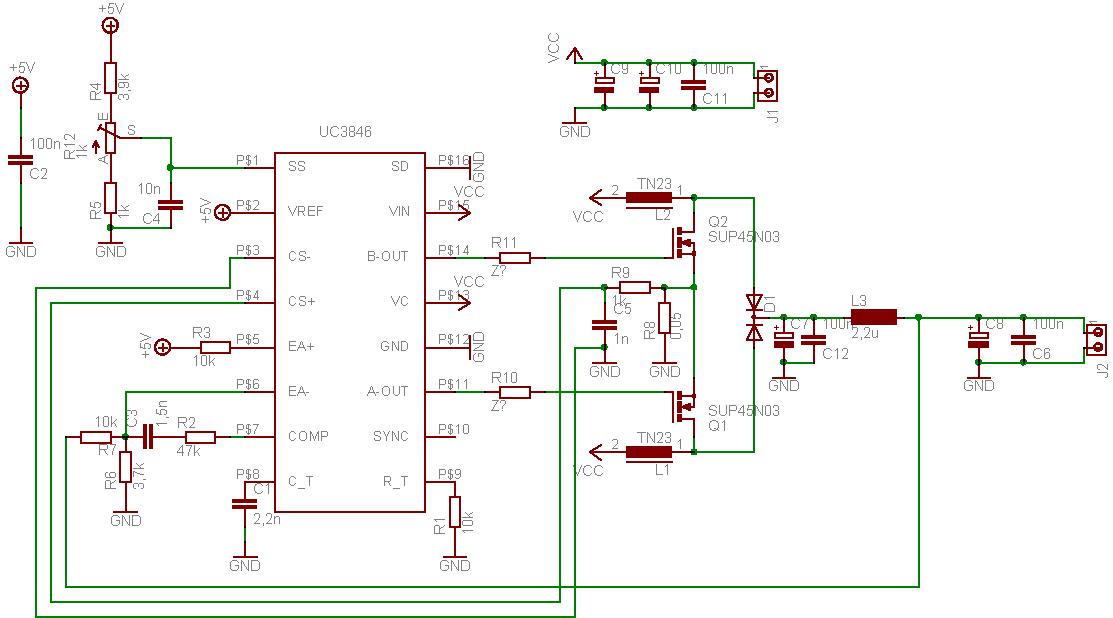 Uc3846 схема включения