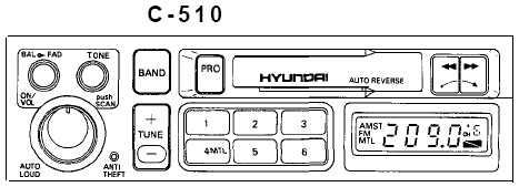Jak podłączyć np. MP3 do radia kasetowego c-510 hyundai Jak podłączyć np. MP3 do radia kasetowego c-510 hyundai