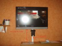 Uchwyty do TV LCD - jak zorganizować kable przy wejściach po prawej stronie?