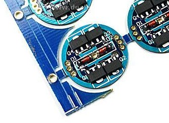 ATmega + diody mocy 3w i 5W