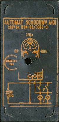 Automat schodowy A-101 - potrzebny schemat