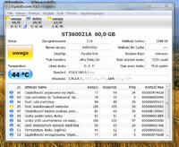 Toshiba MK1252GSX 120GB - Odzyskanie niektórych danych, dysk pada/padł.