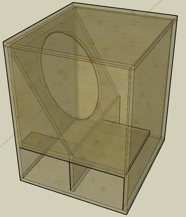 Projekt subwoofera STX3800FA w obudowie BandPass
