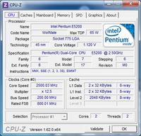Coś nie tak przy podkręcaniu procesora (Intel Pentium Dual Core e5200)