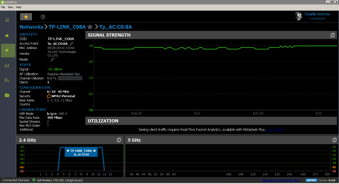 Check Network Card Speed Steps for WiFi Maximum Speed Evaluation