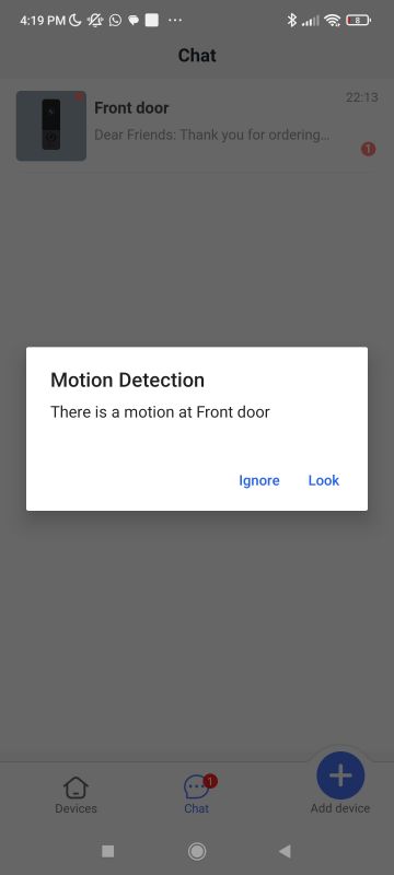 WiFi wireless video intercom - test, app and interior WiFi wireless video intercom - test, app and interior