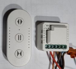 Radio remote control and mounting module.