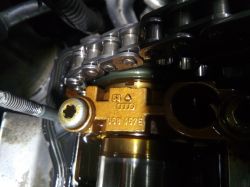 Ustawienie wałka ssącego w VW Passat B5 FL 2.0 ALT - znaki, wycięcia, koło zębate