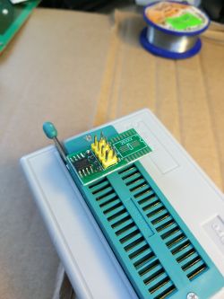 Odczyt pamięci M35080 z użyciem konwertera usb/rs232