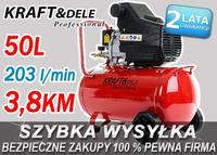 Kompresor KraftDele KD 401 - silnik ma lewe obroty, nie pompuje powietrza