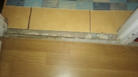 Threshold Solutions: Finishing Doorsteps Between Bathroom, Hall, Kitchen & Room (Photos 1 & 2)