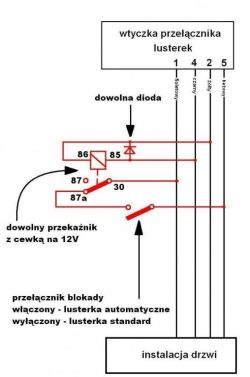 Designating Relay Contacts: Identifying 30, 85, 86, 87, 87a on Attached Relay Model