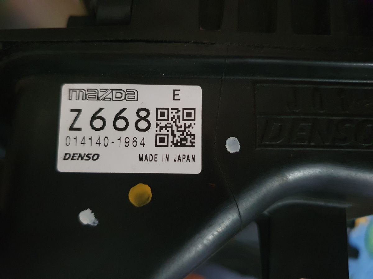 Mazda 3 Bl 1.6 Z6 2009 Benzyna - Sterownik Denso Z668 Błąd P0602 Wewnętrzny Błąd