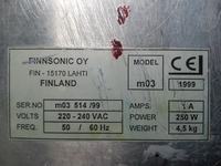 Myjka ultradźwiękowa Finnsonic m0- brak rezystorów