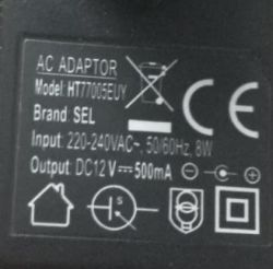 Parametry oryginalnego zasilacza do Black & Decker BDJS450I