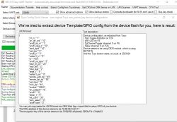 Screenshot of Tuya Configuration Extraction Tool Screenshot of a tool for extracting Tuya device configuration.