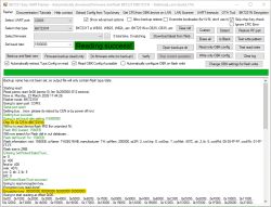 Screenshot of BK7231 Easy UART Flasher showing “Reading success!” and a flash read log.