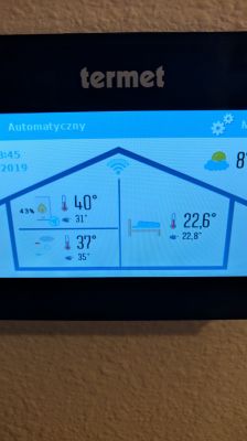 Termet ECOCONDENS GOLD PLUS + ROUND with Wi-Fi - Open-Therm - connected incorrec