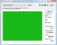 Segate ST320413A (20GB) Bad sector podczas dokładnego skanowania.. Segate ST320413A (20GB) Bad sector podczas dokładnego skanowania..