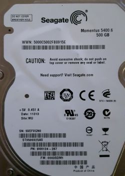 Seagate ST9500325AS nie wykrywany po upadku - dźwięki alarmu, brak w BIOS